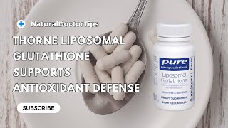 Pure Encapsulations Liposomal Glutathione Antioxidant Benefits [upl. by Elleirda593]