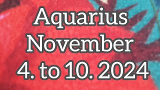 Bawasan ang paggastos Aquarius November 4 to 10 2024 [upl. by Ssac]