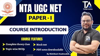 NTA UGC NET Paper 1 Course December 2024 New BatchCourse Introduction [upl. by Sauder]