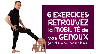 6 exercices retrouvez la mobilité de vos genoux et de vos hanches [upl. by Lednam550]