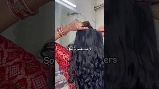 How to set hair extensions easily 🥳trending youtubeshorts viral ytshorts soniyamakeovers [upl. by Timon]