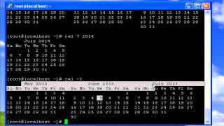 Calendar command cal [upl. by Doralia]