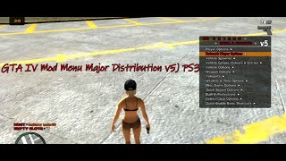 GTA IV Mod Menu Major Distribution v5 PS3 [upl. by Corrie525]