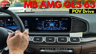 2024 MB AMG GLS 63 POV Unleashing Power Performance and Luxury [upl. by Lemert]