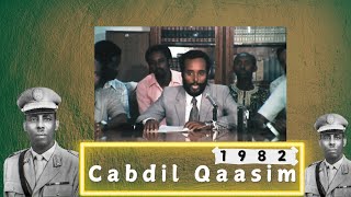 Kacaankii Siyaad Barre 1982 Cabdiqaasim Salaad Xassan [upl. by Thomasina]