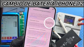 Cambio de batería de iPhone 12 paso a paso  explicación de procedimiento con IOS 173 y IOS 174 [upl. by Rima]