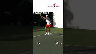 Newton Tênis – Casper Ruud forehand [upl. by Ardnuassac]