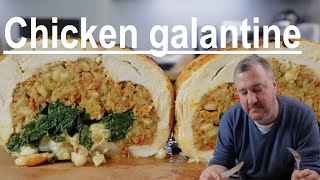 Learn how to make the classic French dish of Chicken Galantine [upl. by Assetak747]