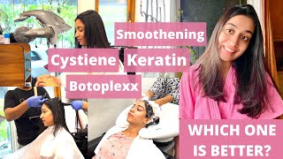 Cystiene vs Botox vs Keratin  Hair BOTOPLEXX  Honest review on hair straightening treatments [upl. by Fay404]