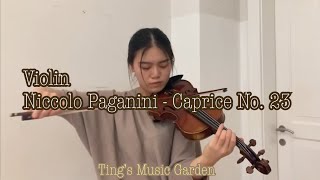 Violin Niccolò Paganini  Caprice No 23 [upl. by Glenn]