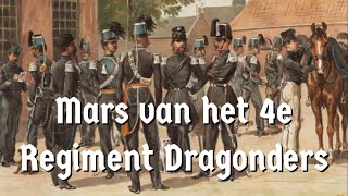 JG Müller – Mars van het 4e Regiment Dragonders Dutch march [upl. by Esmond239]