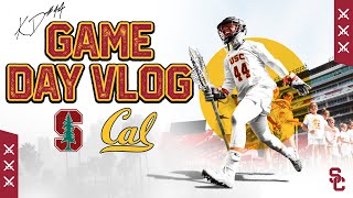 GAME DAY VLOG  NORTH CAL TRIP  USC LACROSSE [upl. by Ailido]