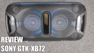 Review Sony GTKXB72  Nuevo Altavoz Bluetooth Potente para Fiestas [upl. by Elicul]