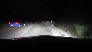 Dark Canyon Road Auxito LED D1S Bulbs Test [upl. by Elleral482]