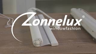 Zonnelux  Reparatie scheef hangend rolgordijn [upl. by Ecinrahs]