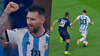 Lionel Messi vs Croatia  UHD 4K World Cup 2022  English Commentary [upl. by Mas]