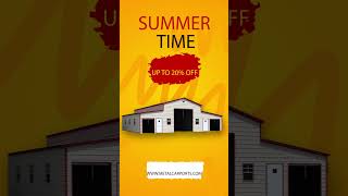 Metal Carports Summer Sale [upl. by Selmner]