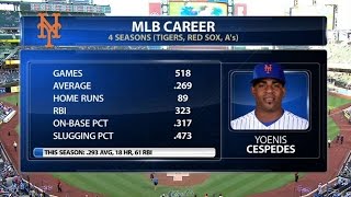 WASNYM Mets broadcasters discuss Cespedes deal [upl. by Nawek]