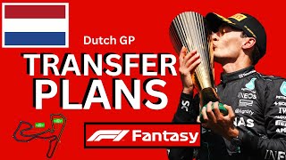 RUSSELL DQD WHAT DOES IT MEAN FOR F1 FANTASY  Dutch GP Transfer Plans  F1 Fantasy Tips 2024 [upl. by Akinek]