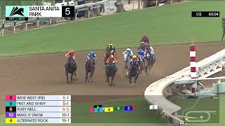 Ruby Nell wins the Unzip Me Stakes on Sunday October 1 at Santa Anita Park [upl. by Hope]