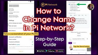 How to Change Name in Pi Network StepbyStep Guide [upl. by Ennaillij891]