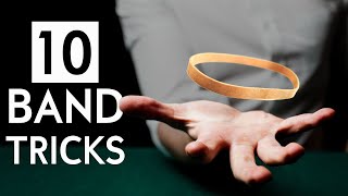 10 SIMPLE Rubber Band Magic Tricks Anyone Can Do  Revealed [upl. by Ylloj]