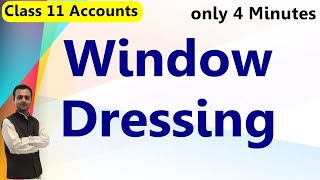 Window Dressing  Window Dressing in Hindi  Window Dressing Methods  What is Window Dressing [upl. by Sivert]