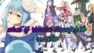 what if rimuru transfer to re zero world part 1 [upl. by Rodmann]