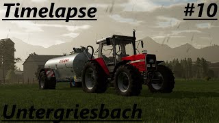 LS22 Timelapse Untergriesbach 10 Gülle fahren mit dem 3120 [upl. by Caesar688]