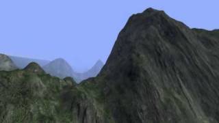 gdevice 3D engine tech demo procedural terrain test no3 [upl. by Tatia]