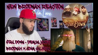 Brodnax  Stay Down Ft Demun Jones amp Adam Calhoun Official Music Video VibeWitTyREACTION [upl. by Nirtak918]