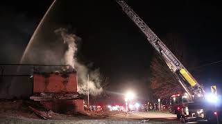 Barn Fire  Franklin Church Road  Dillsburg [upl. by Haraf955]