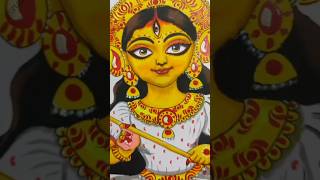 Maa Aschen  Brush Pen Art  Maa Durga  Mahalaya [upl. by Marita]