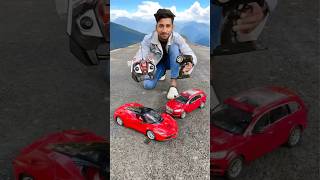 Big Size RC Ferrari Car vs Remote Control Audi Q7 Car Ki Testing rccar [upl. by Harriman]