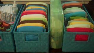 Cloth Diaper Storage Idea [upl. by Queena]