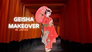 JAPAN VLOG  Geisha Makeover in Kyoto [upl. by Annaya]