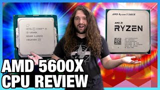 AMD Ryzen 5 5600X CPU Review amp Benchmarks  New Gaming Best amp Workstation Power [upl. by Jovi]