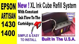 Continuous Ink SystemCIS For Epson Artisan 1430 Printer [upl. by Preston149]