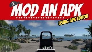 How to mod an apk with APK EDITOR [upl. by Arihat]