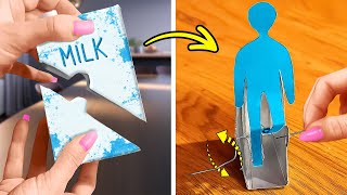 Easy Paper amp Cardboard Crafts for School and Home 🏫 Recycling Ideas for Smart Parents [upl. by Eugatnom558]