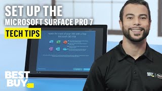 Setting Up the Microsoft Surface Pro 7 Tablet  Tech Tips from Best Buy [upl. by Noteloc241]