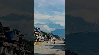 Mount Annapurna 🏔️ view from Pokhara 😍 annapurna mountains nature pokhara foryou [upl. by Zimmermann898]