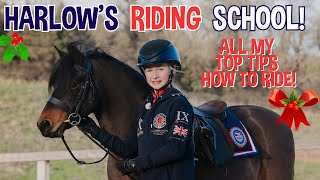 HARLOWS RIDING SCHOOL TOP TIPS HOW TO HORSE RIDE [upl. by Grimaud606]