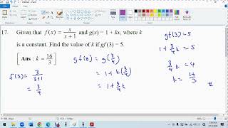 F4 C1 E Composite Functions Q17 [upl. by Iinden366]