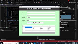 Employee Management System Using C and MYSQL Workbench [upl. by Novikoff690]