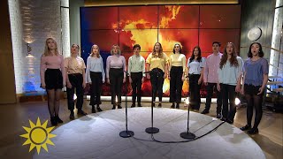 Valborg med Rytmus Vocal group – quotUti vår hagequot  Nyhetsmorgon TV4 [upl. by Cyprus]