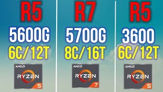 R5 5600G VS R7 5700G VS R5 3600 WITH RTX3090 ON 1080P WHO IS BEST GAMING CPU IN 2021 [upl. by Neelyad842]