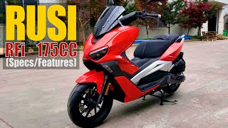 RUSI RFi 175CC COMPLETE SPECS AND FEATURES [upl. by Yellah466]