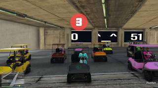 Survive the Sewer Epic GolfCaddy Race in GTA V  Underground Chaos amp Fun [upl. by Ahsienod703]