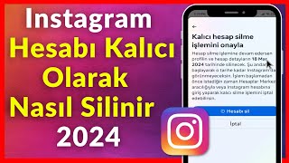 instagram hesabı nasıl silinir 2024  Instagram Hesap Silme [upl. by Pauline132]